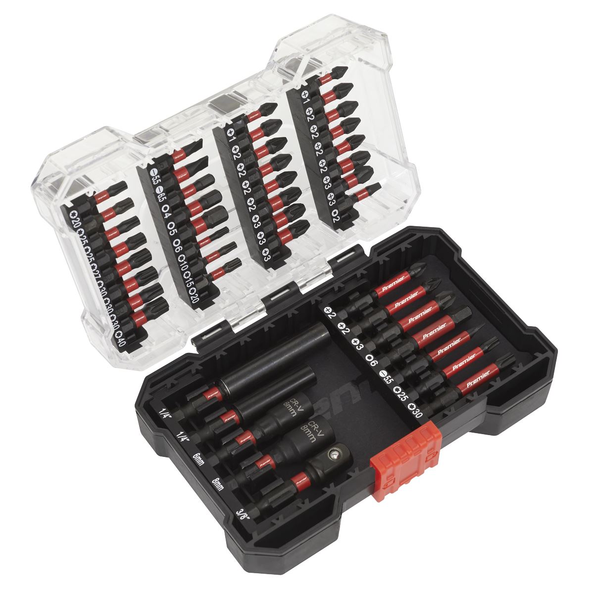Sealey Power Tool Bit Set 44pc Impact Grade AK8280