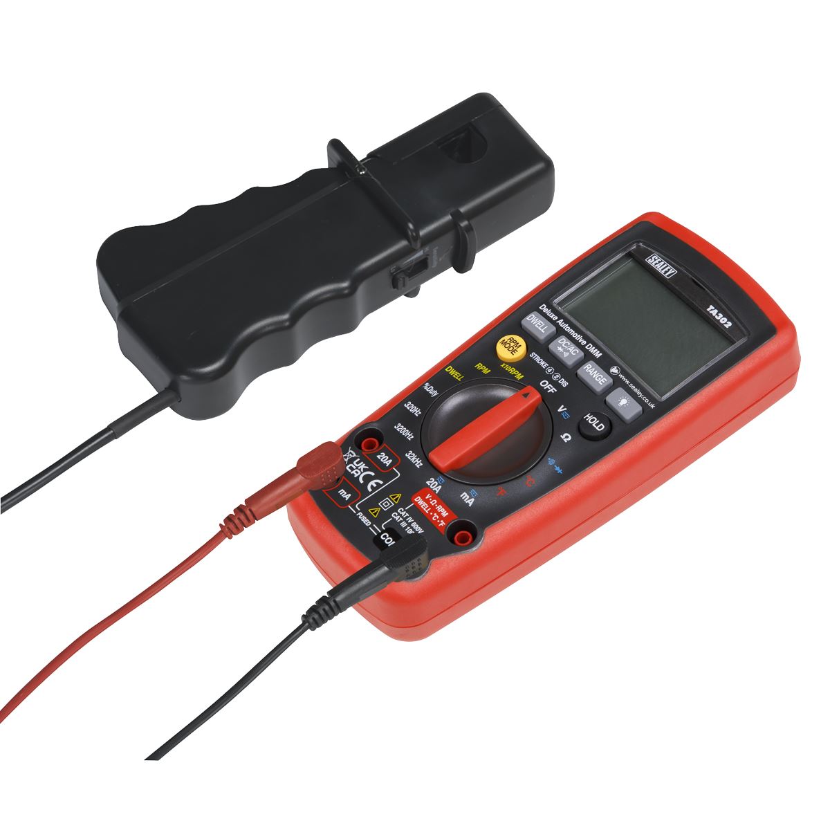 Sealey Digital Automotive Analyser 12-Function + Inductive Coupler TA302