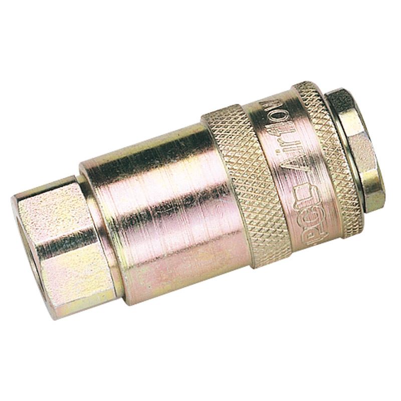 Draper 1/4inch Female Thread Pcl Parallel Airflow Coupling - 37828