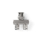 Nedis Antenna Adapter BNC Male to 2x BNC Female 10 pieces Metal CVGP01946ME