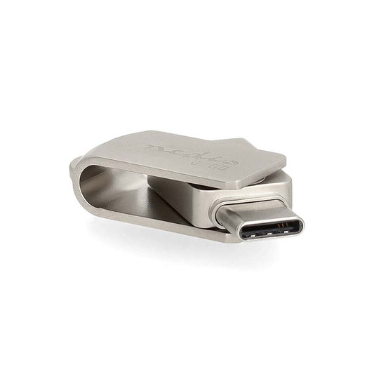 Nedis Flash Drive 64 GB USB-A/USB-C Read speed 90 MB/s Write speed 20 MB/s