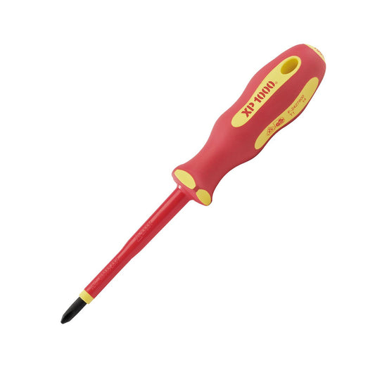 Genuine Draper Ergo Plus VDE No.2 x 100mm Cross Slot Screwdriver | 64432