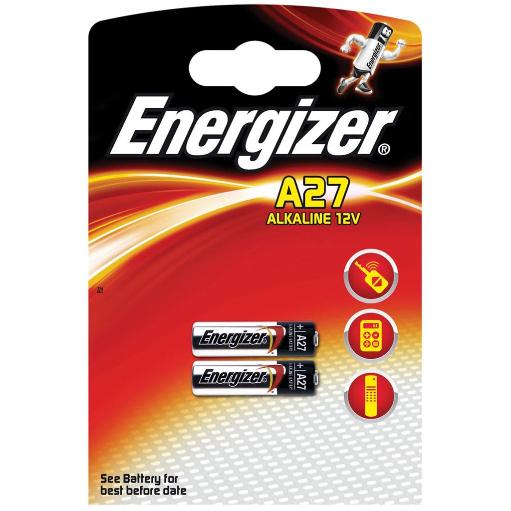 Energizer Alkaline battery A27 12V 2-blister - EN-639333