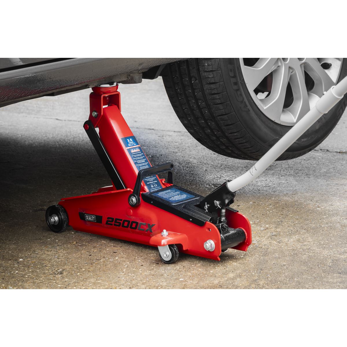 Sealey Heavy-Duty Trolley Jack 2.5 Tonne 2500CX