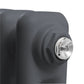 Baridi Horizontal Traditional 2 Column Radiator 600 x 832mm � Anthracite DH358