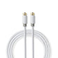 Nedis Satellite & Antenna Cable F Male to F Male 1m White - CSBW41000WT10