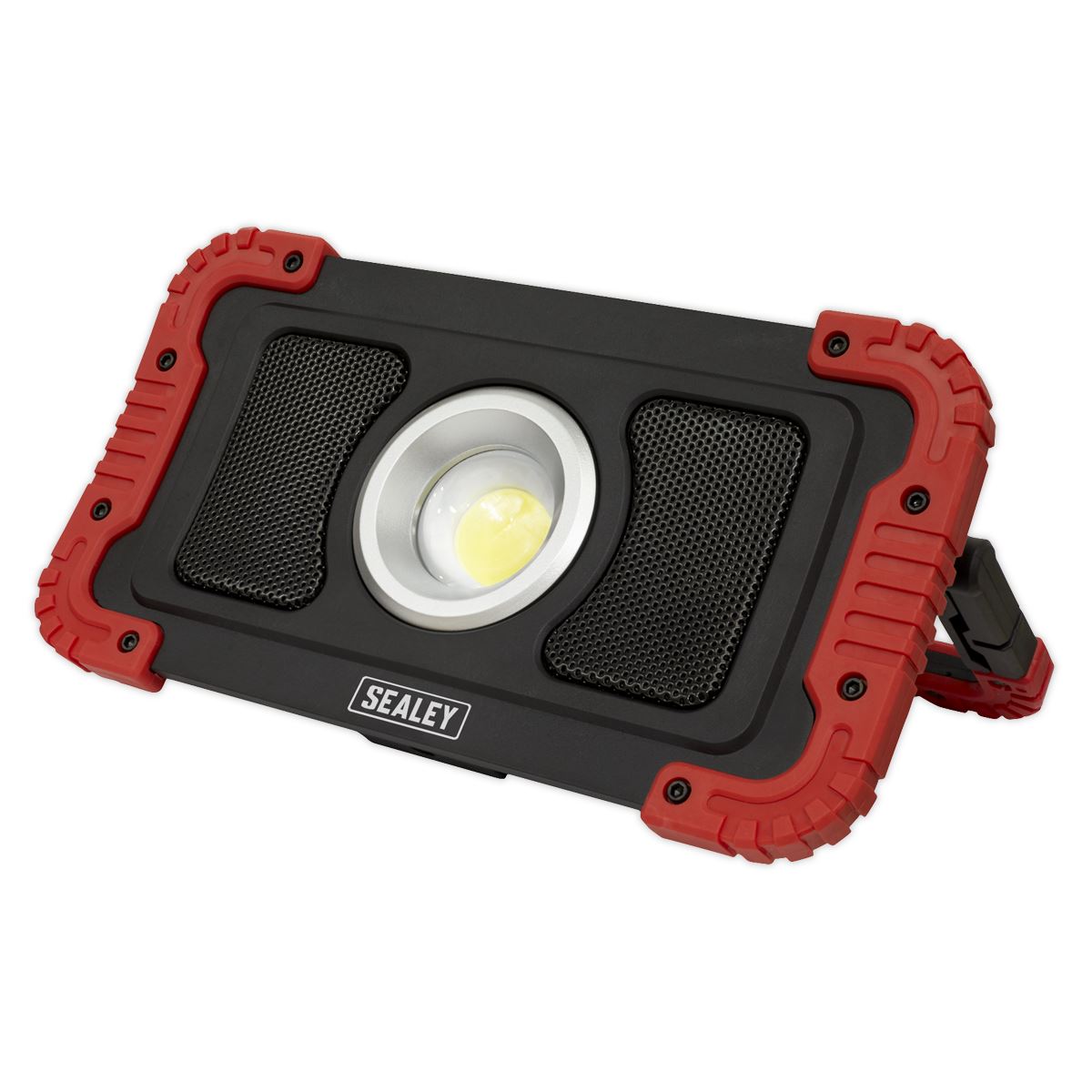 Sealey 20W COB LED R/Charge Wireless Speaker Work Light& Power Bank LED100WS