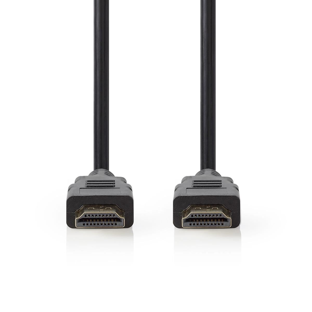 Nedis High Speed HDMI Cable with Ethernet to HDMI Connector 1m (Black) - CVGT34001BK10