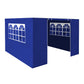 Sealey Dellonda Premium Side Walls/Doors/Windows for Gazebo/Marquee, Fits 2 x 2m Models - Blue DG143