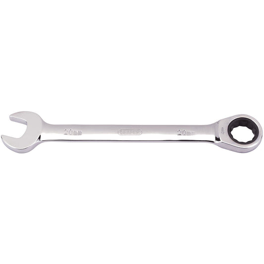 Draper 31019 8230mm Hi-Torq 20mm Metric Ratcheting Combination Spanner