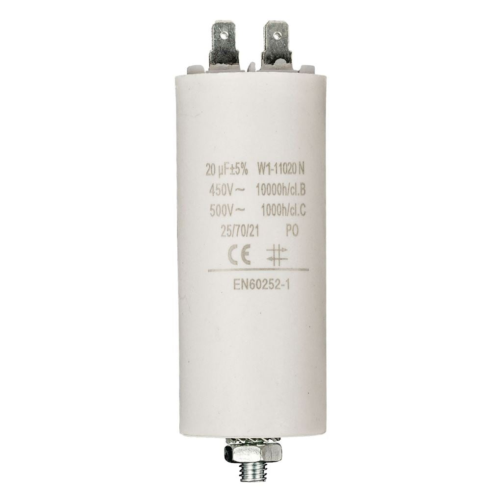 Fixapart 1x Capacitor 20.0uf / 450 v + earth - W1-11020N