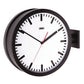 Balance Black Double-Sided Train Station Wall Clock 38cm - 176224