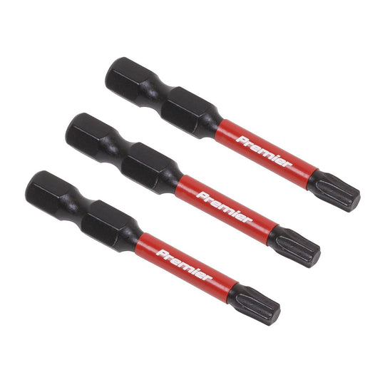 Sealey Premier TRX-Star* T25 Impact Power Tool Bits 50mm - 3pc AK8243