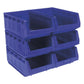 Sealey Plastic Storage Bin 310 x 500 x 190mm - Blue Pack of 6 TPS56B