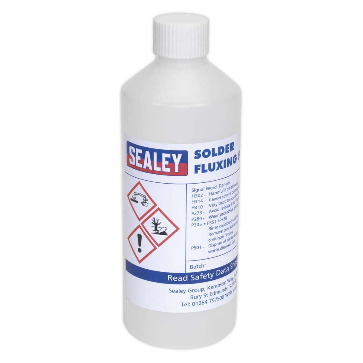 Sealey Solder Fluxing Fluid 500ml Bottle SOLFLUX