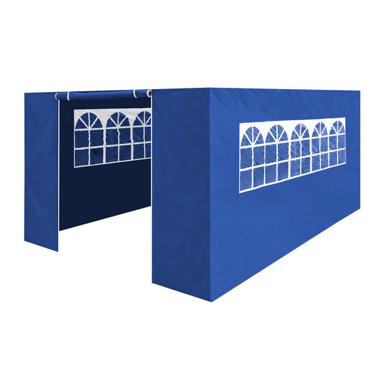 Sealey Dellonda Premium Side Walls/Doors/Windows for Gazebo/Marquee, Fits 3 x 4.5m Models - Blue DG151