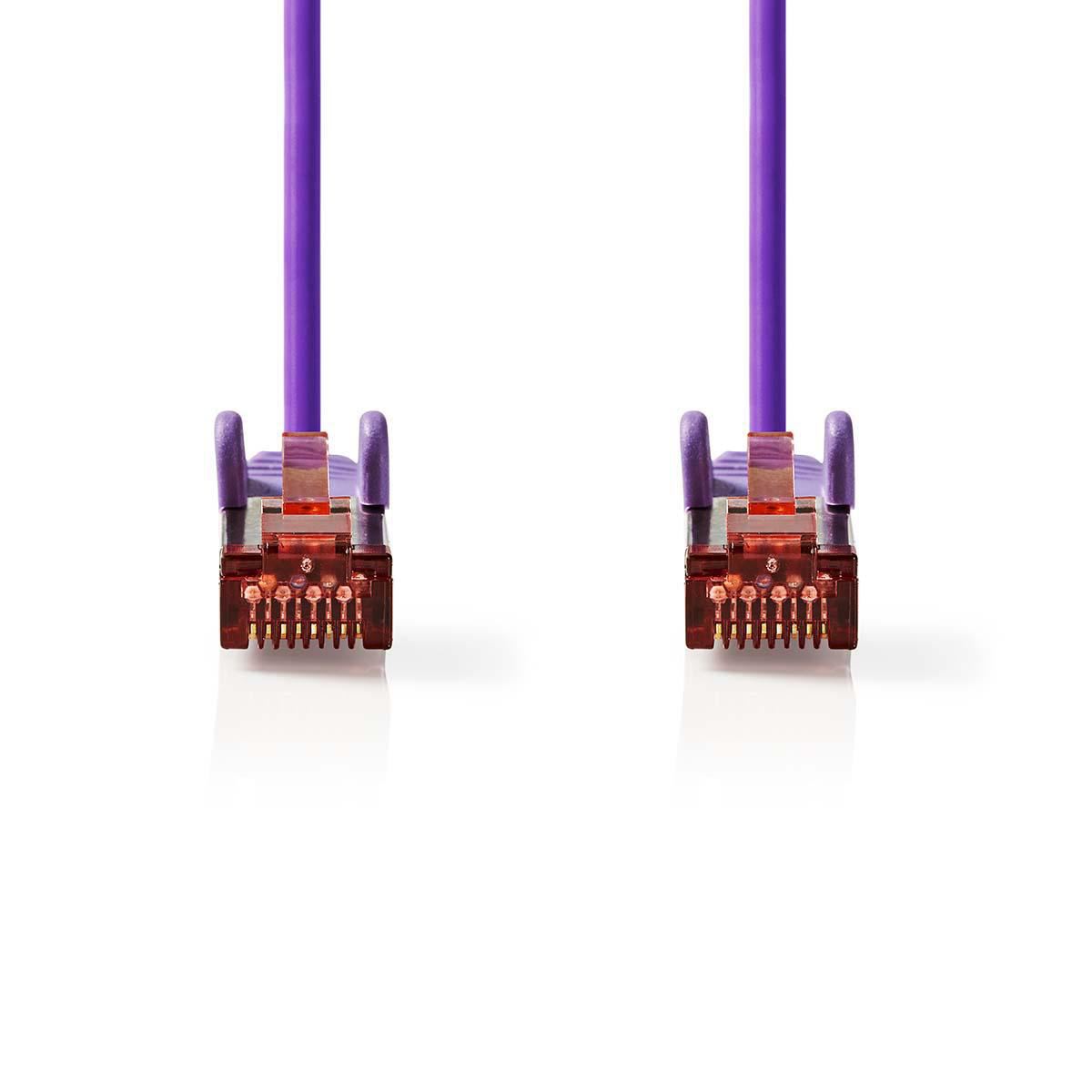 Nedis Cat 6 S/FTP Network Cable RJ45 Male to RJ45 Male 2m Voilet CCGP85221VT20