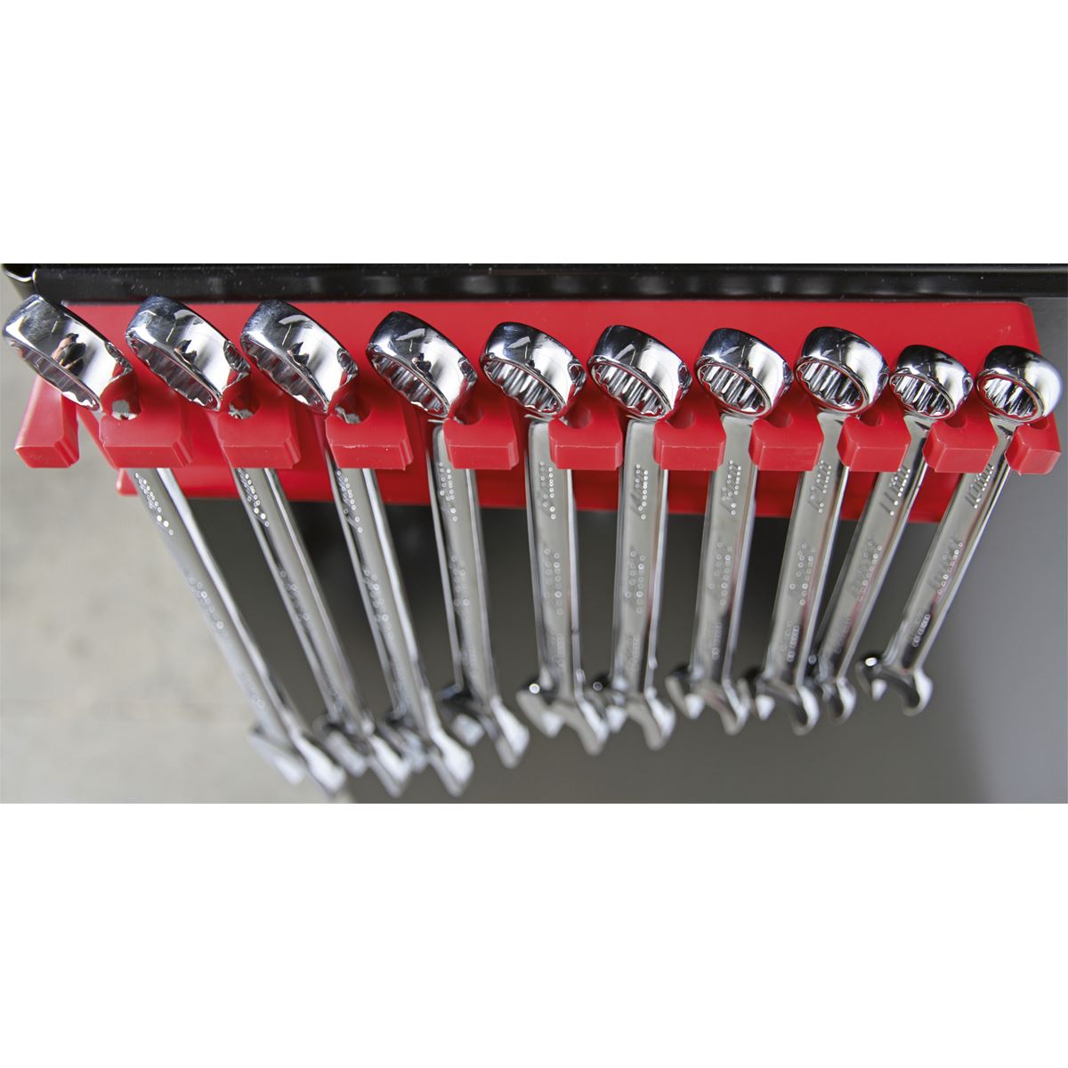 Sealey Spanner Rack Magnetic Capacity 10 Spanners WR06