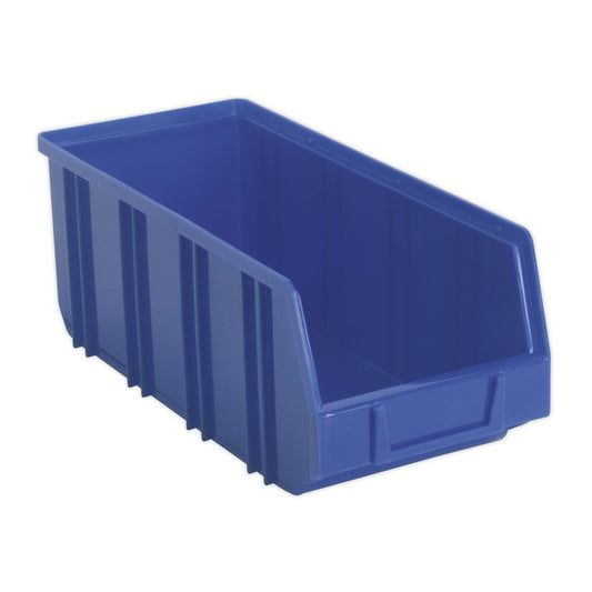 Sealey Plastic Storage Bin Deep 145 x 335 x 125mm Blue Pack of 16 TPS3D