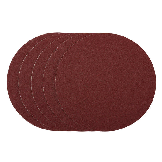 Draper Sanding Discs, 200mm, PSA, 80 Grit, (Pack of 5) SDPSA200 (63026)