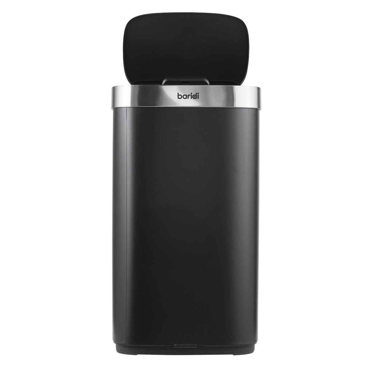 Baridi Sensor Bin 80L - Black/Stainless Steel DH283