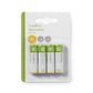 Nedis Alkaline Battery AA 1.5V 4 pieces Blister BAAKLR64BL