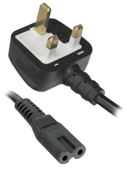Brand New Figure 8 UK Mains Cable/Lead C7