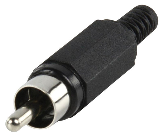 Lumberg RCA Plug plastic (Black)