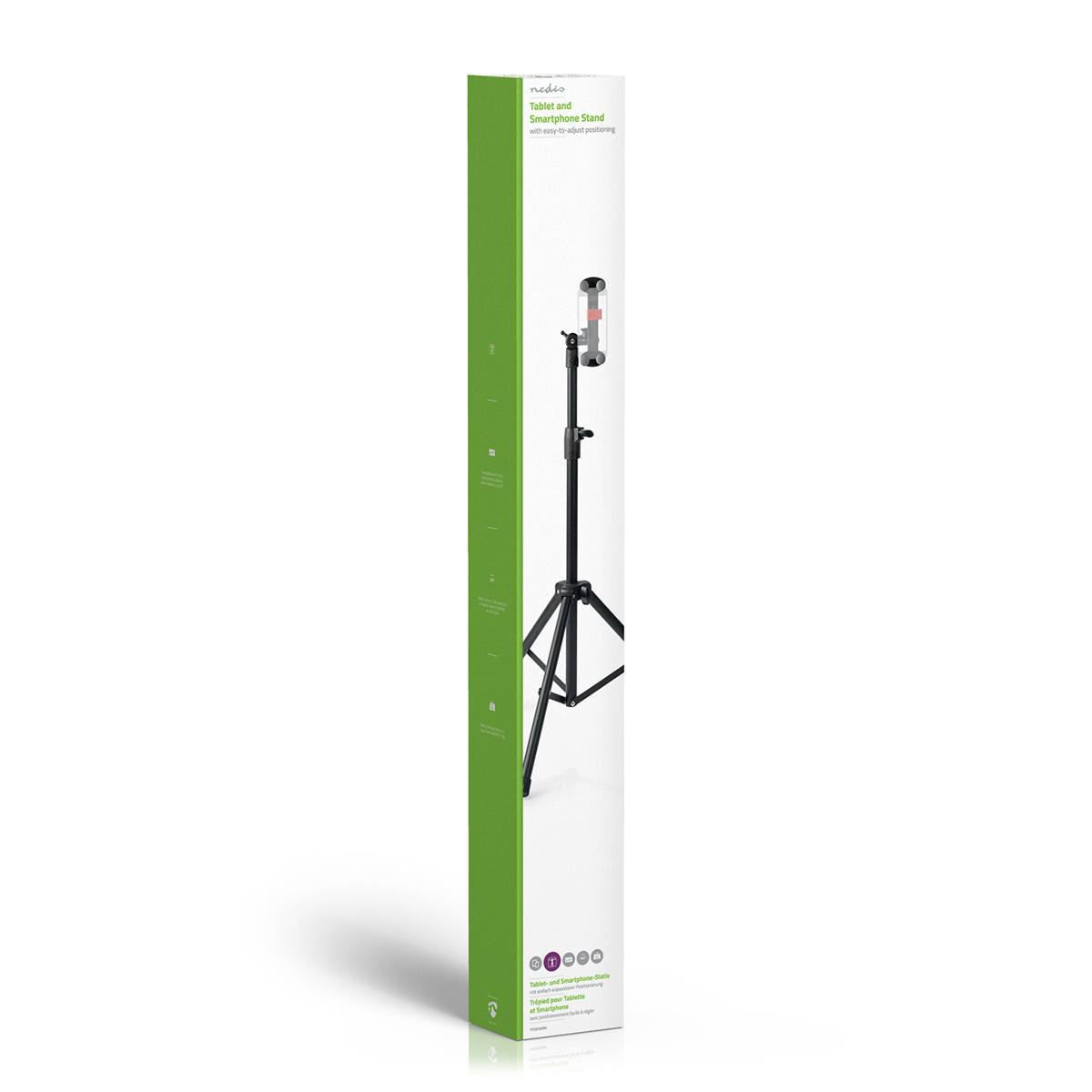Nedis Tablet and Smartphone Mount Floor Stand 4 to 12" Full Motion - TFSD100BK