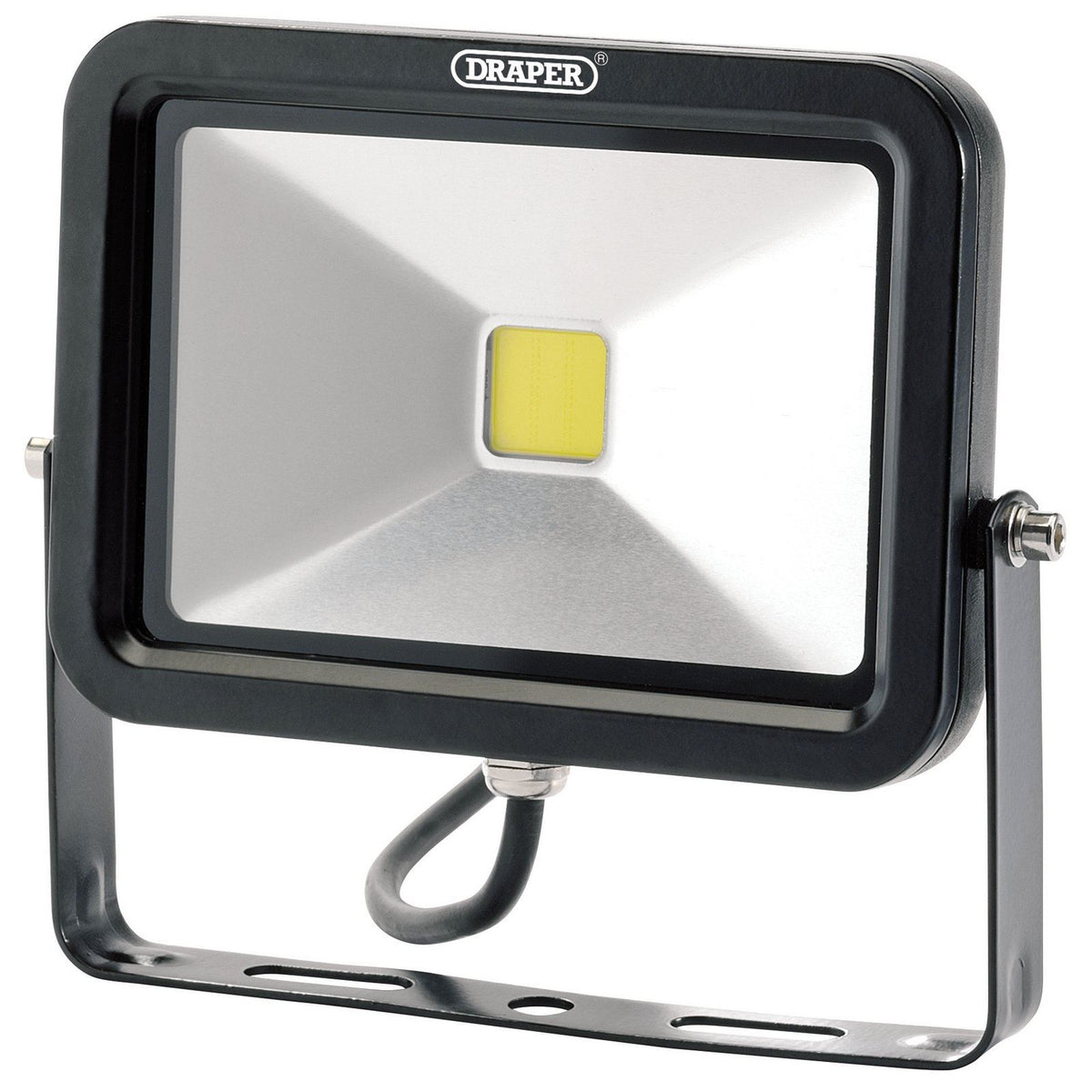 Draper 20W COB LED Slimline Wall Mounted Floodlight - 1,300 Lumens - 66033