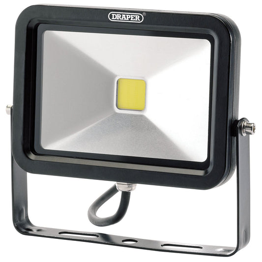 Draper 20W COB LED Slimline Wall Mounted Floodlight - 1,300 Lumens - 66033