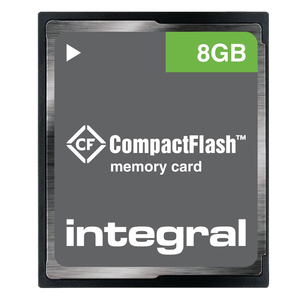 Integral CF (Compact Flash) Memory Card 8 GB - INCF8GV2