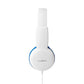 Nedis Wired Headphones 1.2 Round Cable On-ear Blue/White - HPWD4200BU