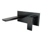 Baridi Wall Mounting Basin Mixer Tap, Square - Matt Black DH397