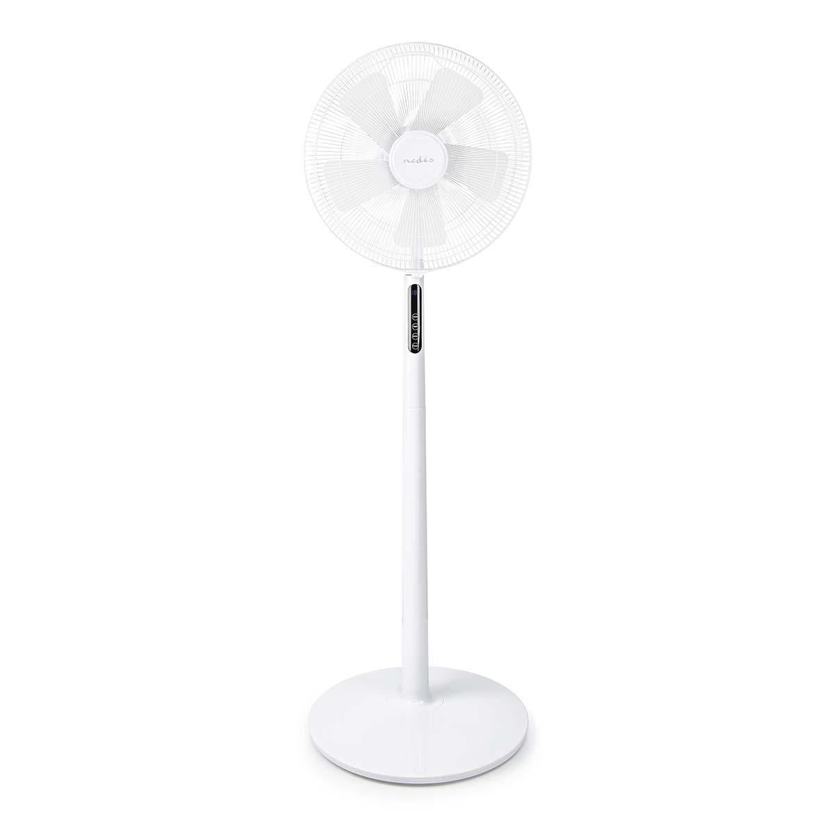 Nedis Stand Fan Diameter 40cm 3-Speed Oscillation 45W LED Display Shut-off timer - FNST16CWT40