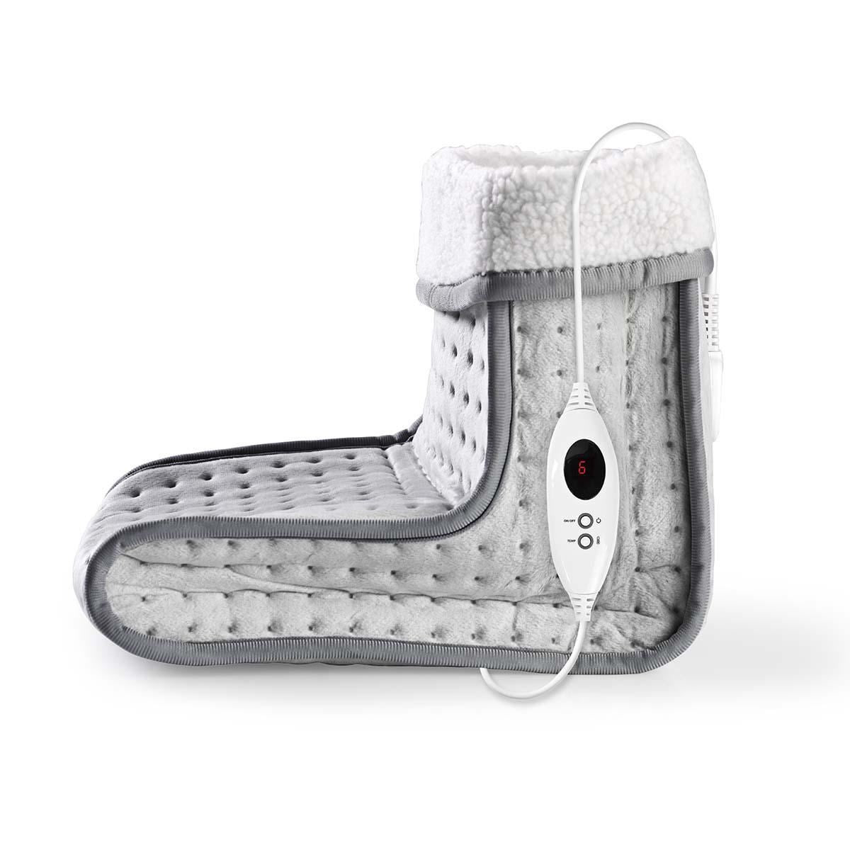 Nedis Foot Warmer 6-Heat Settings Washable Digital Control Overheat protection - PEFW110CGY