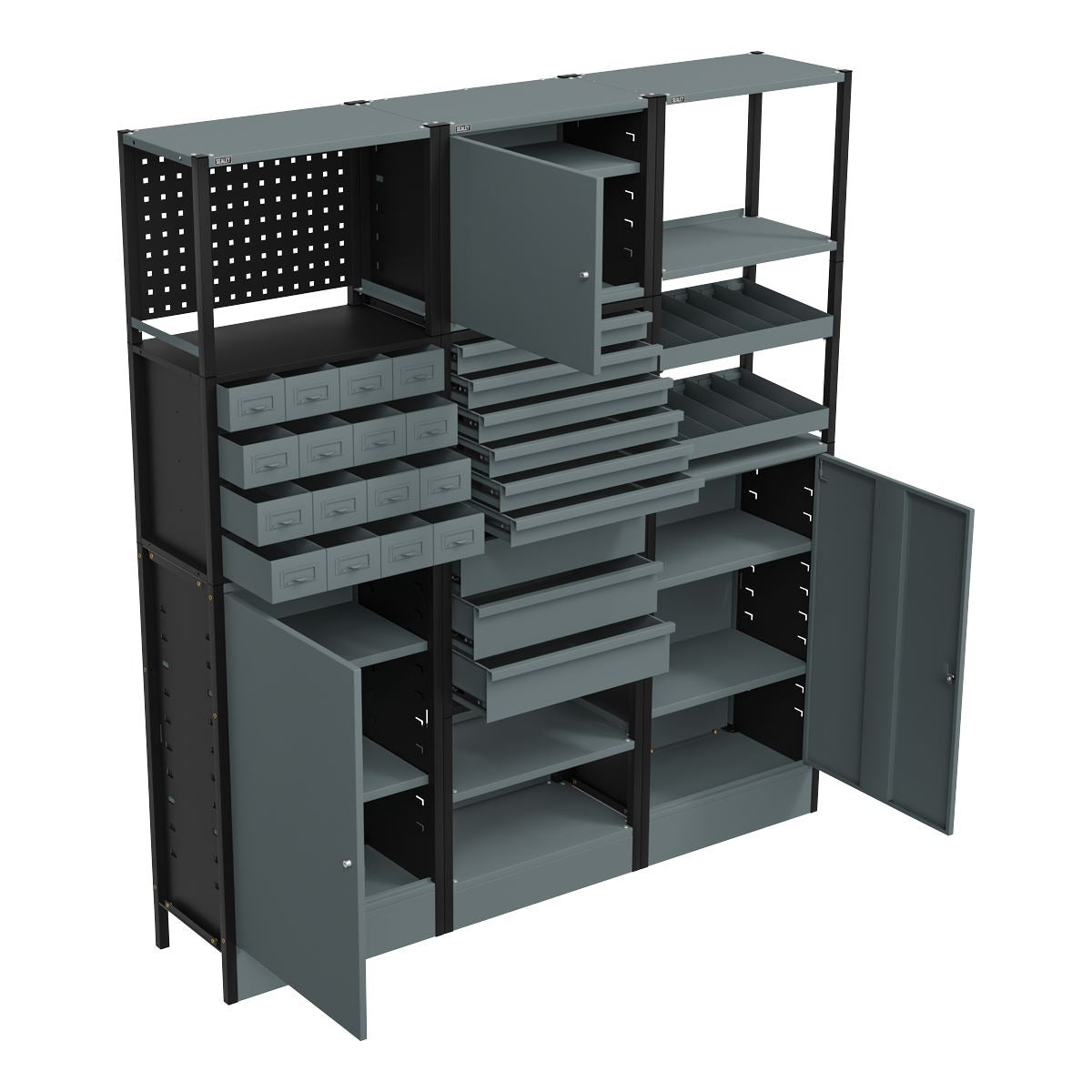 Sealey Modular Racking System Combo 1.74m APMRSTACK1