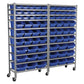 Sealey Mobile Bin Storage System 72 Bins TPS72