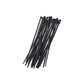 30x Black Nylon Cable Ties 4.8mm x 250mm Computer Wires Garage Workshop Office