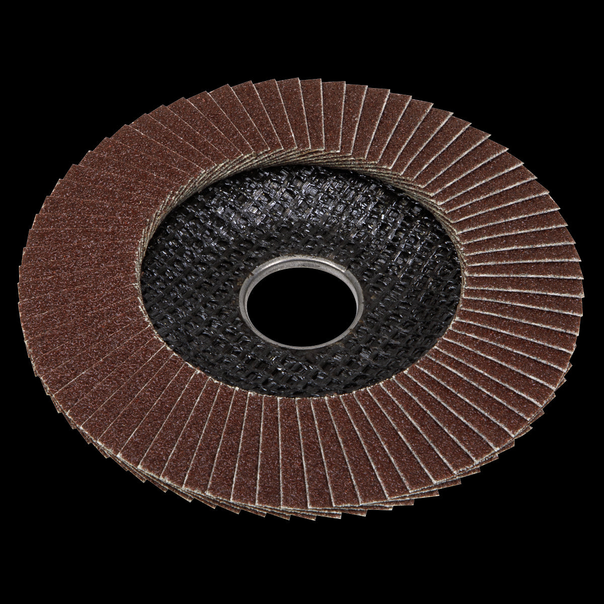 Sealey 40Grit Flap Discs Aluminium Oxide 115mm 22mm Bore - Pack of 10 FD11540E10
