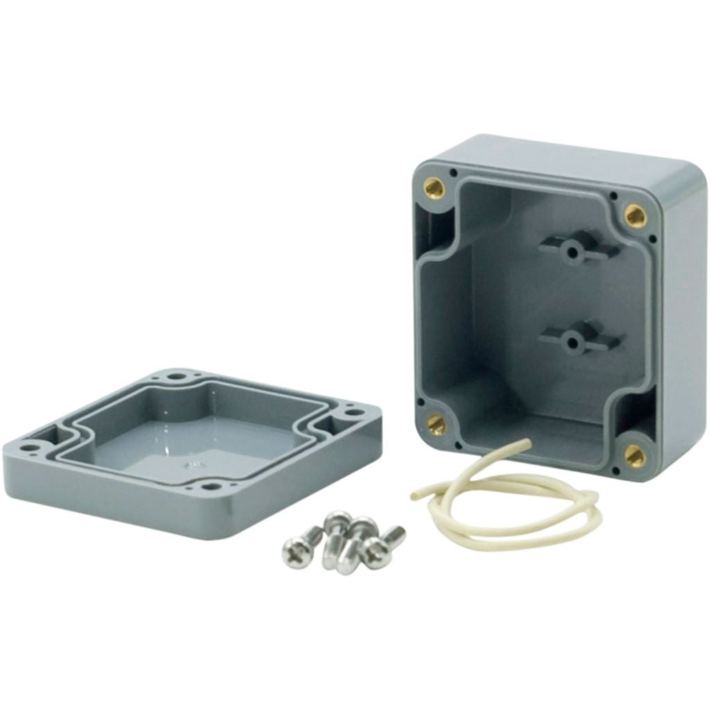 RND Components Plastic enclosure 64 x 58 x 35mm Dark Grey ABS IP65 - RND 455-00206