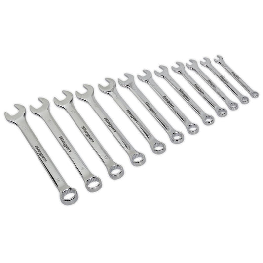 Sealey Combination Spanner Set 12pc Metric S0563