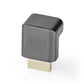 Nedis 90° HDMI Female to HDMI Male 90 Degree Coupler Gold Plated Gunmetal Grey - CVTB34901GY