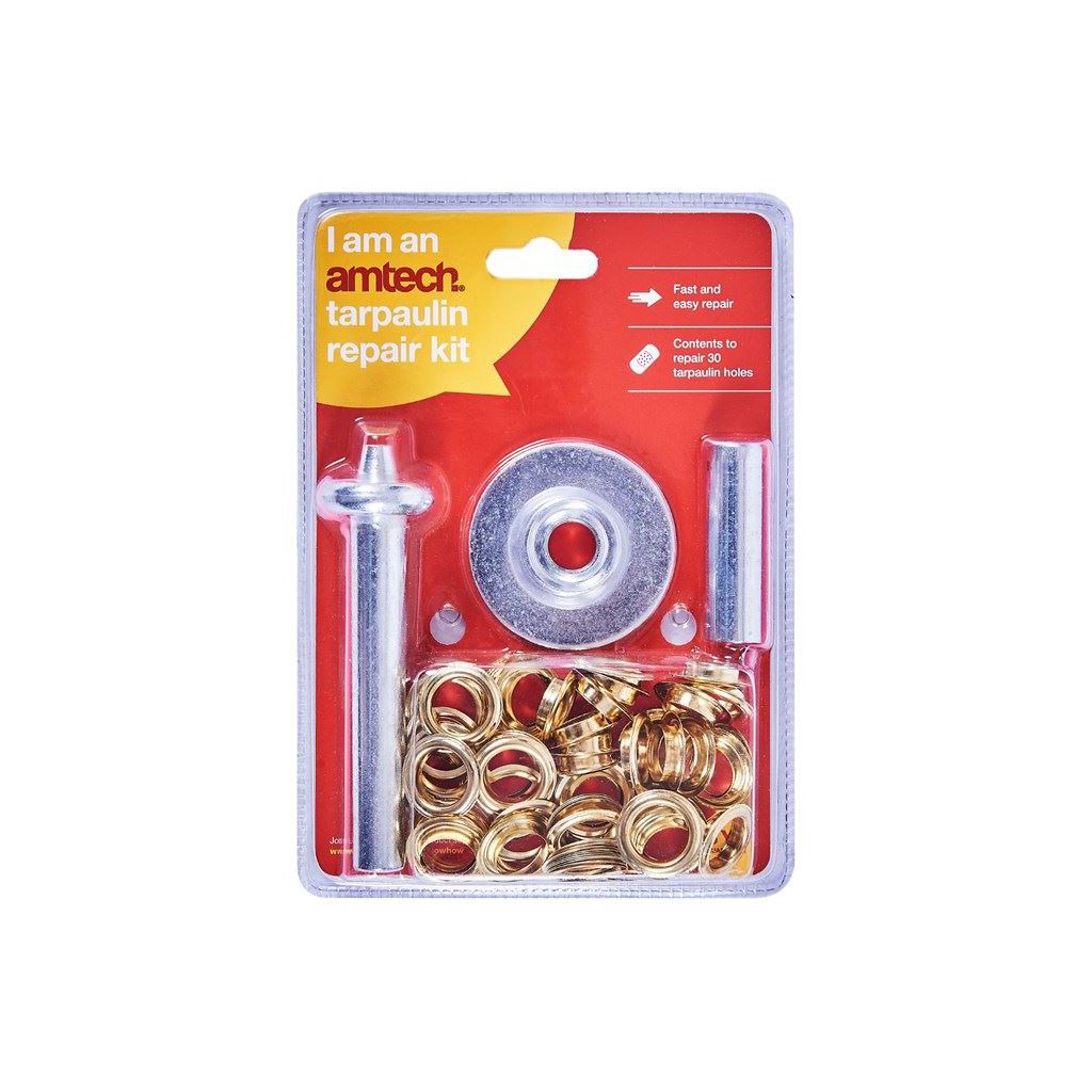 Tarpaulin Eyelet Repair Tool Replacement Tarp ½" Brass Coated Grommet Washers - S4675