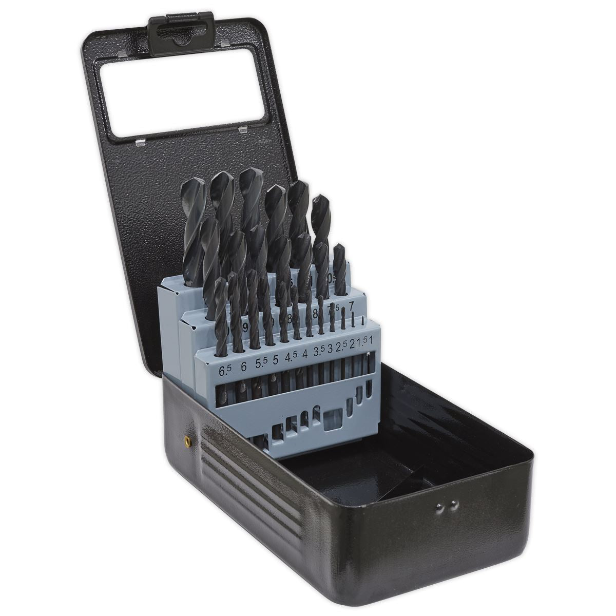 Sealey HSS Roll Forged Drill Bit Set 25pc 1-13mm DBS25RF