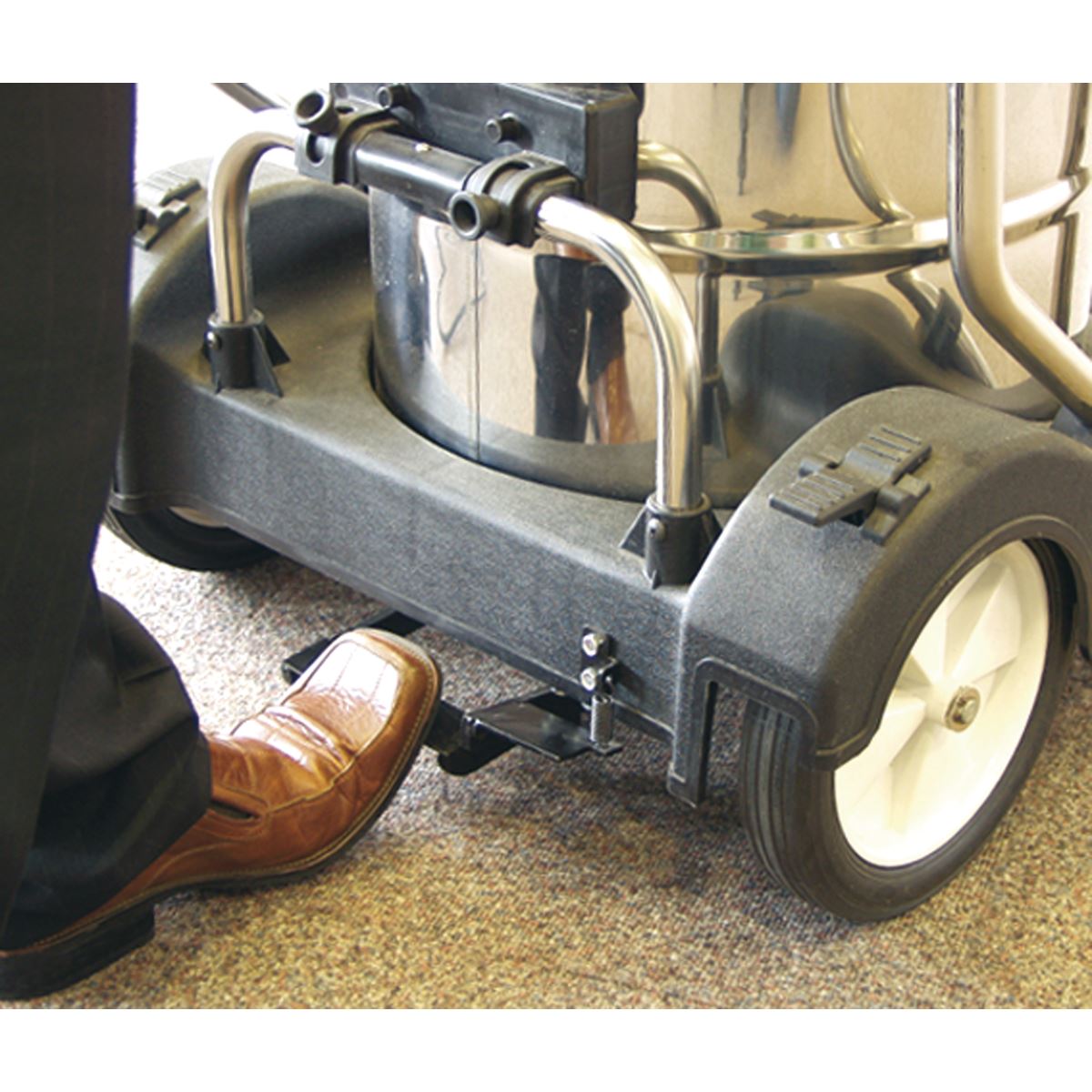 Sealey Vacuum Cleaner Ind W&D 77L Stainless 2400W Swivel Drum PC477