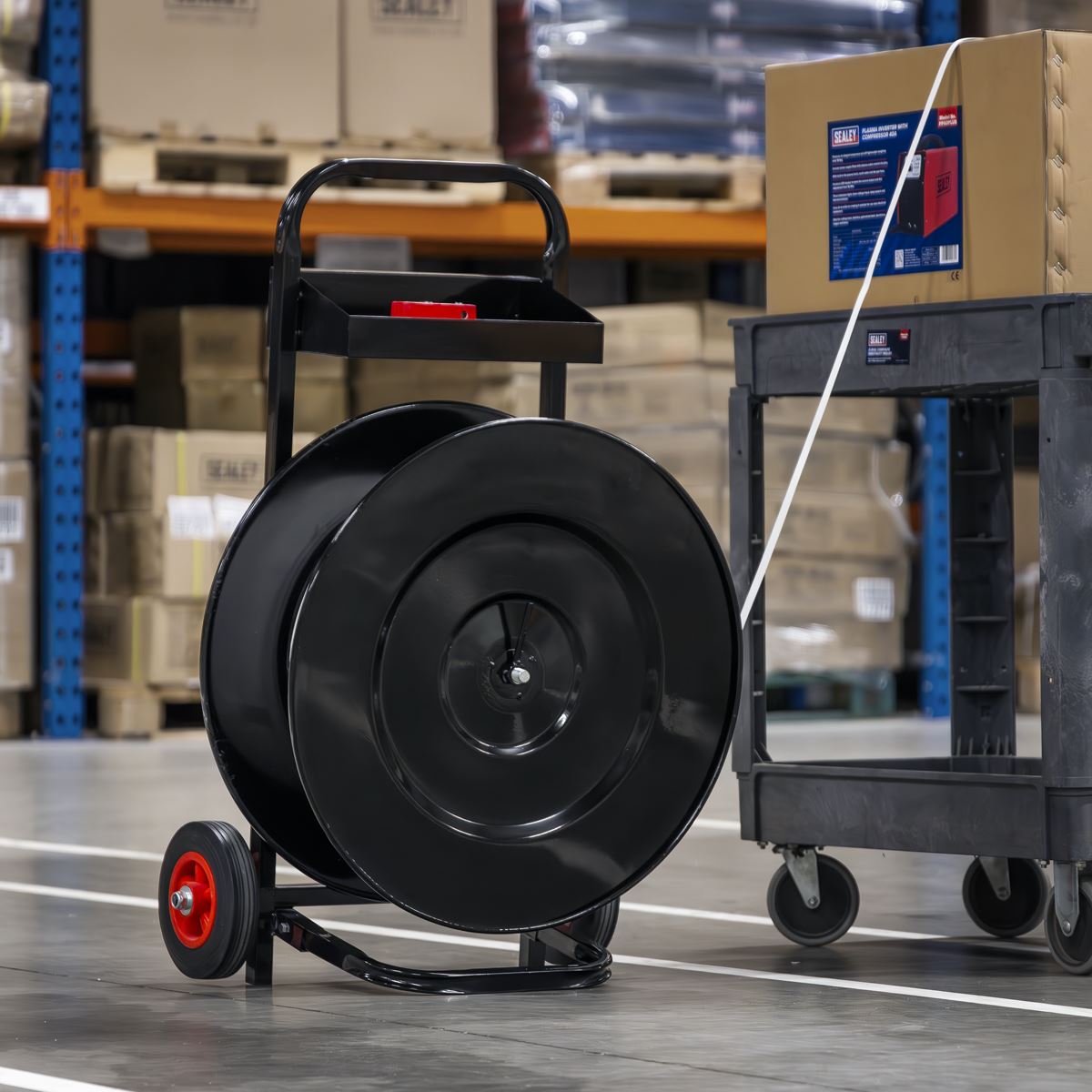 Sealey Heavy-Duty Mobile Strapping Dispenser SBT01