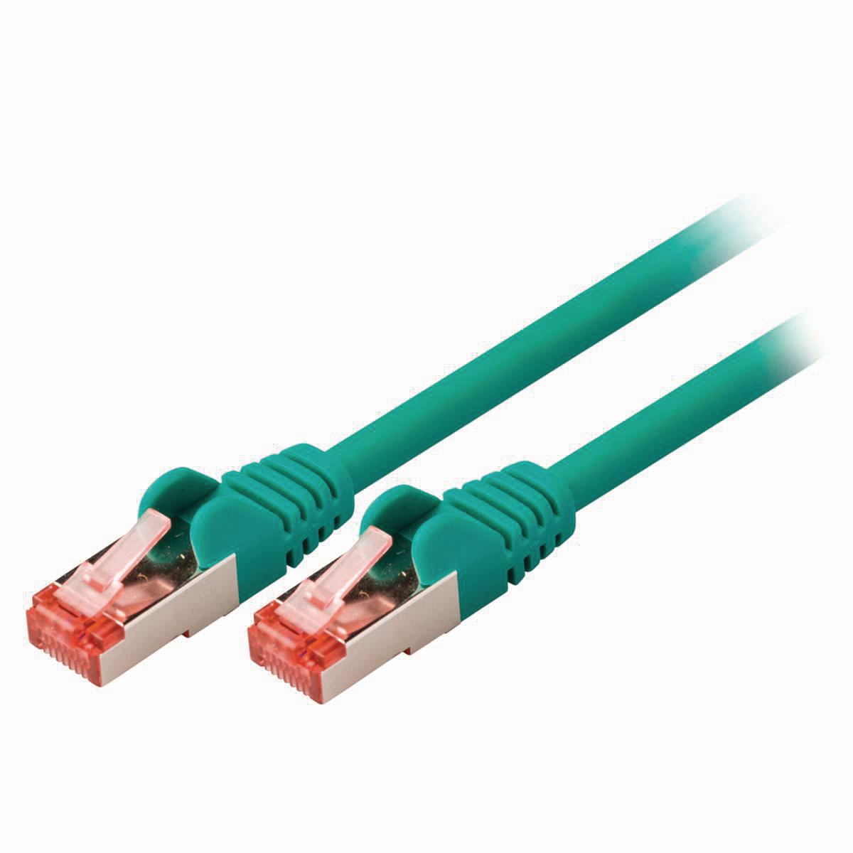 Nedis Cat 6 S/FTP Network Cable RJ45 Male to RJ45 Male 2m Green CCGP85221GN20