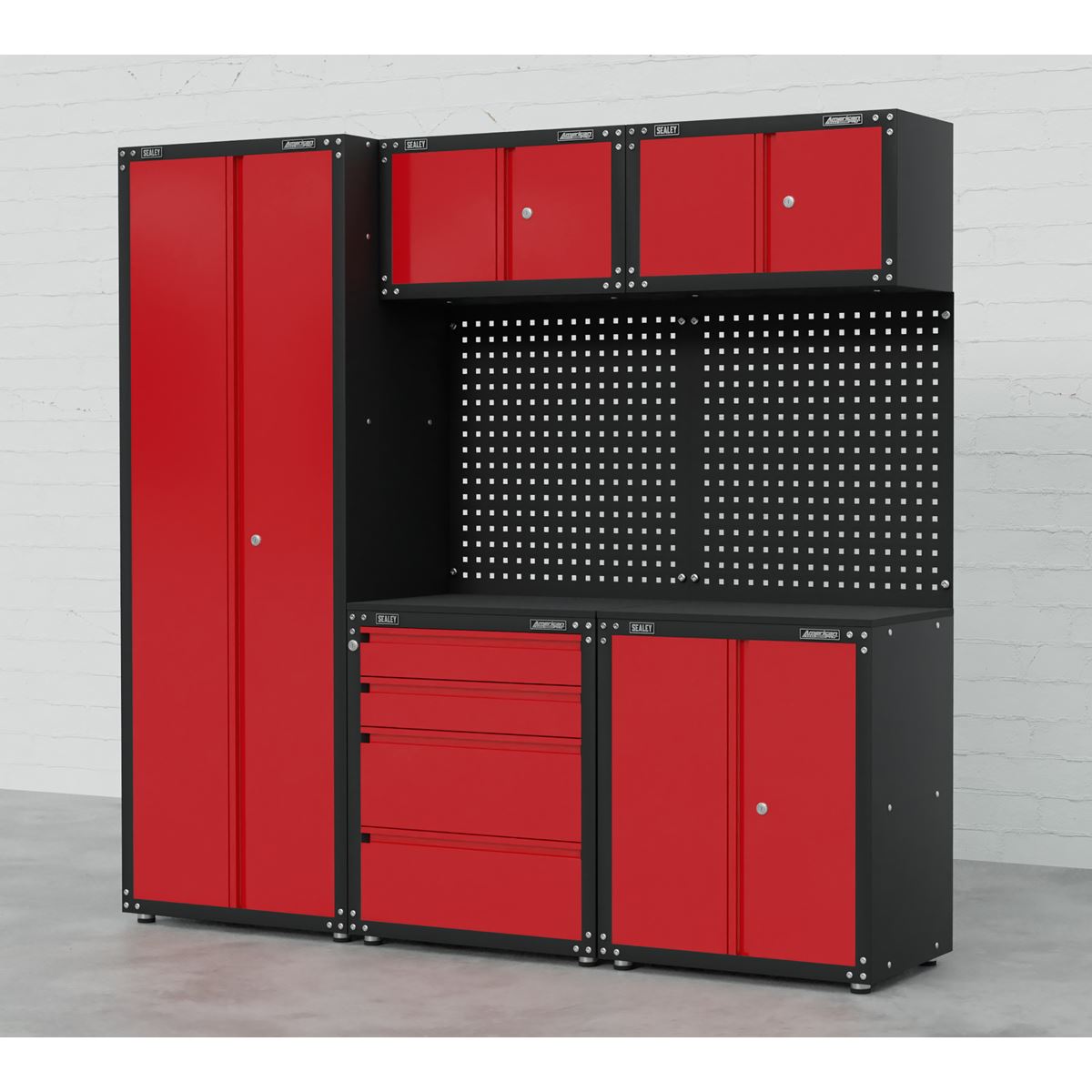 Sealey American Pro 2.0m Storage System APMS80COMBO3