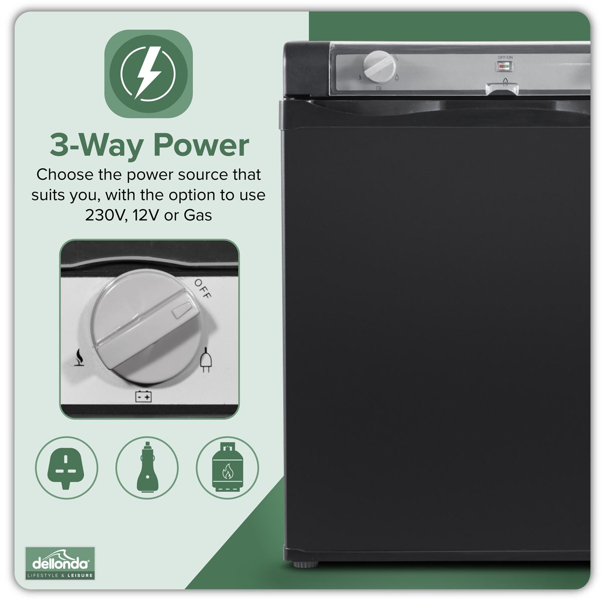 BaridiBaridi Dellonda 3-Way Fridge 40L DL158